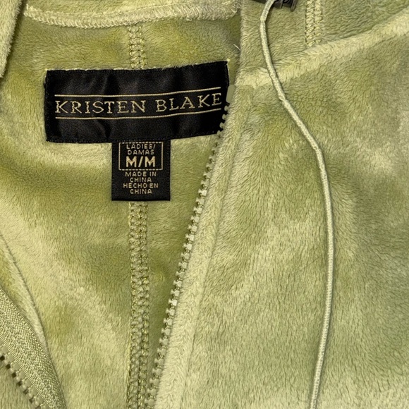 Kristen Blake • Green Thick Fleece Hooded Jacket - Picture 8 of 11